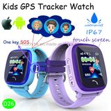 Waterproof GPS Tracker Watch for Kids/Child Safety with Pedometer D25