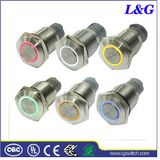 16mm Stainless Steel LED Pushbutton Switch