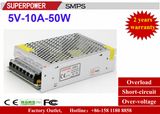 LED Driver 5V 10A 80W Switching Power Supply Reserved for 3D Printer