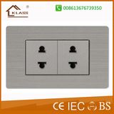 Ce Approved 25 Years Guarantee 2pin Double Socket