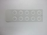 Embossed Concave Convex Membrane Control Panel with 3m Adhesive, Customized