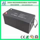 Maintenance Free Rechargeable Battery 12V 200ah Solar Battery (QW-BV200A)