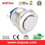 Onpow 19mm Metal Pushbutton Switch (GQ19H-10/J/N, CCC, CE, RoHS Compliant)