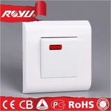 20A Water Heater Power Button Switch Made of Ge PC