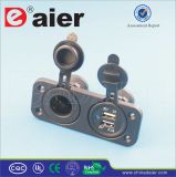 Daier 12-24V Mini Car Dual USB Power Socket Splitter (DS5-1011-2013)