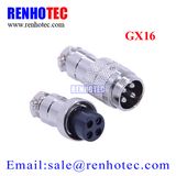 Waterproof IP55 Gx16 Circular Connector Aviation Cable Connector