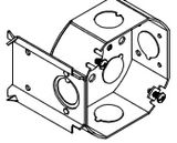 4 in. Steel Octagonal Ceiling Box with Vertical Bracket, UL Approval