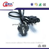 Cable Manufacture 180cm Male to Female European AC Power Cord