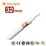 Rg59 Plenum Coaxial Cable, 20 AWG Solid Bc, 95% Bc Braided