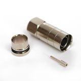 Waterproof Rg11 75-9 Compression F Male Connector RF Coaxial Cable