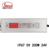 200W 24VDC 8.3A Waterproof Constant Voltage LED Switching Power Supply