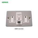 UK Market 13A RCD Outlet Socket / Leakage Protected Socket / Switched Socket/UK Metal Clad