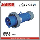 IP67 3p 32A Plug for Industrial with Ce Certification