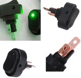 LED Light Car/Boat Auto Rocker Spstboat Switch