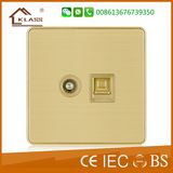 Bottom Price TV+Tel Socket Ce Approval