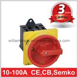 16A 4p DIN Rear Mounted Emergency off Switch