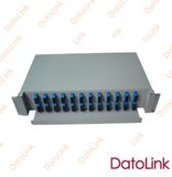 Fiber Optic Slidable Rack Mount Type Patch Panel 48 Cores