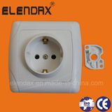 European Style Flush Mounted 2 Pin Power Wall Socket (F3010)