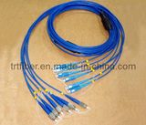Armoured Fiber Optic Patch Cord FC-Sc Singlemode Cable