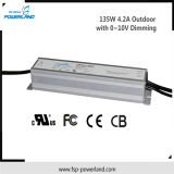 135W 4.2A Outdoor Waterproof IP67 Constant Current Dimmable LED Driver