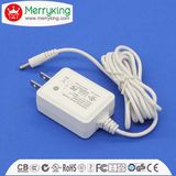 12V 1000mA 15V 800mA AC to DC Wall Mount Power Adaptor with UL FCC DOE VI Cert