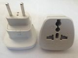 2 Round Pins Socket Adapter Adaptor ABS Plug (Y110)