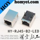 Hot Selling RJ45 Socket with LED Light for Digital Products (HY-RJ45-B2-LED)