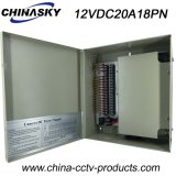 12V 18channels Boxed Power Supply Unit for CCTV Camers (12VDC20A18PN)