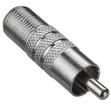 F FEMALE TO RCA MALE Connector