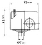 Pressure Switch (DVSK101) for Water Pump