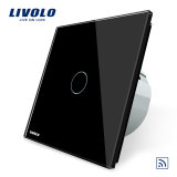 Livolo Black Color 1 Gang 1 Way Touch Screen Remote Switch Vl-C701r-12