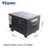 12V 200ah Victpower LiFePO4 Battery Lithim Ion Battery Pack for Solar Storage