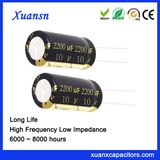 10V 2200UF Aluminum Electrolytic Capacitor Long Life