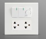 Thailand Male Female Duplex 3pin Outlet Electrical Socket 16A