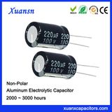 Non Polarised 220UF 100V Electrolytic Capacitor