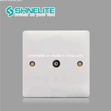 British Standard 1 Gang TV Socket with Ce OEM