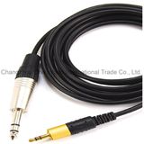 3.5mm Stereo Plug - 6.35mm Stereo Plug Cable