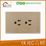 American Standard Wall Socket 6 Pins Triplex Receptacle Wall Socket