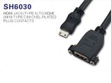 Molding Type High Speed 1080P Mini HDMI Cable for Camera/Projector