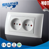 Non-Grouding 2 Gang Wall Socket with Children Protection
