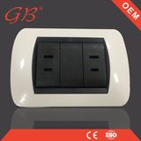 ABS PC Materical Electrical 10A Wall Switch Socket