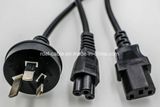 Australian SAA Round Pin Power Cord C13 C7