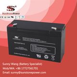 Deep Cycle Power Storage Battery 6V 12ah AGM Sealed Lead Acid Battery