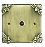 Fg012A Factory Supply British 1 Gang TV Socket