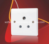 5A 1 Gang Round Pin Socket Outlet
