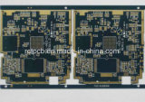 6 Layer Immersion Gold Rigid PCB with Black Solder Mask