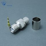 RF Coaxial Female Crimp RP TNC Jack Connector for LMR400 Cable