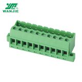 PCB Pluggable Terminal Block Male Female Electrical Connector Wj2edggb/2edggbm, Pithc 5.08mm