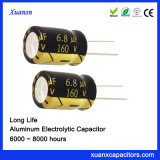 160V 6.8UF Radial Electrolytic Capacitor 8000hours 105º C