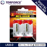 Mercury&Cadmium Free China Factory Digital Alkaline Battery (LR20/D size/AM-1)